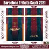 FC Barcelona Tribute Gaudí Football Shirt 2021/22