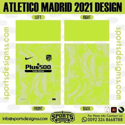 ATLETICO MADRID JERSEY 2021/22 JERSEY DESIGN