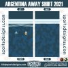 Argentina Away Shirt 2021/22 JERSEY DESIGN