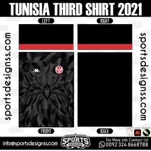 TUNISIA THIRD BLACK 2021/22 BLACK AWAY JERSEY DESIGN