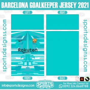 FC BARCELONA GOALKEEPER 2021/22 JERSEY DESIGN
