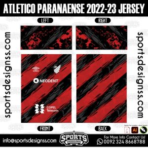 ATLETICO PARANAENSE SOCCER JERSEY DESIGN 2022-23