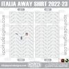 ITALIA AWAY SOCCER JERSEY DESIGN 2022-23