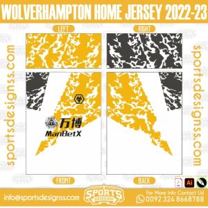 WOLVERHAMPTON HOME JERSEY 2022-23