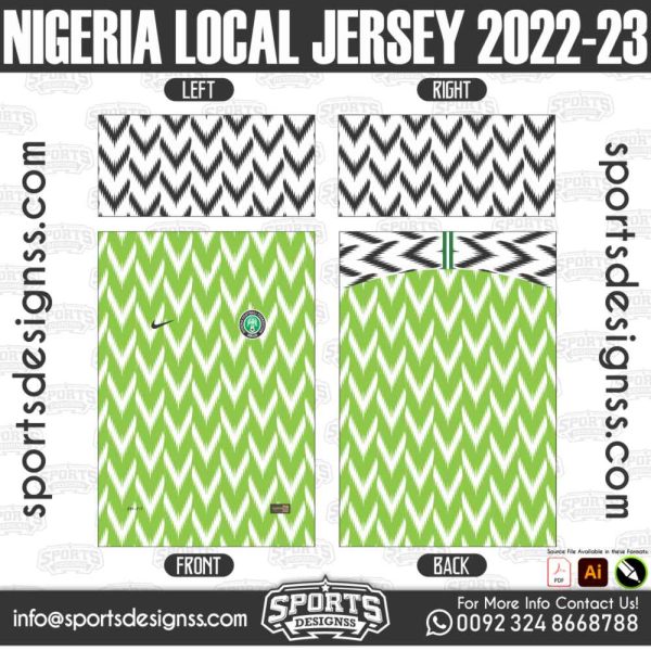 NIGERIA LOCAL JERSEY 2022 23
