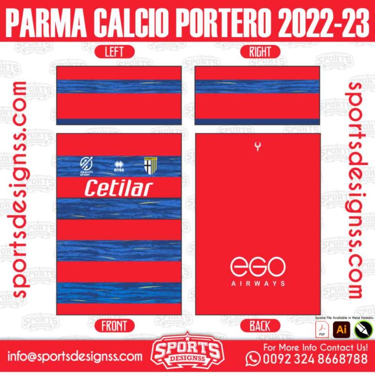 PARMA CALCIO PORTERO 2022-23 - Sports Designss