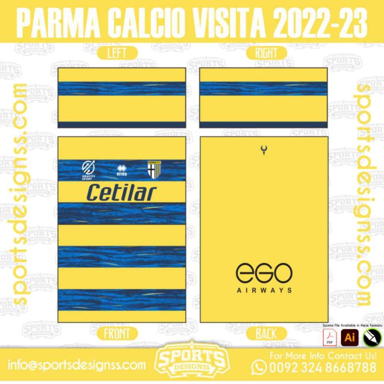 PARMA CALCIO VISITA 2022-23 - Sports Designss