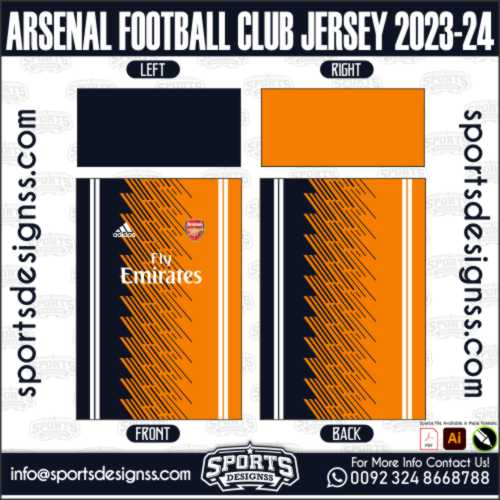 ARSENAL FOOTBALL CLUB JERSEY 2023 24
