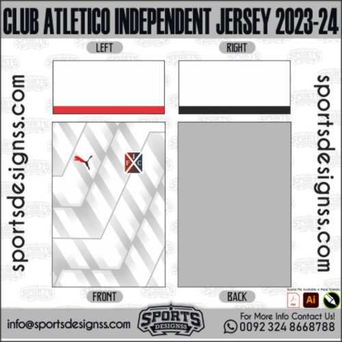 CLUB ATLETICO INDEPENDENT JERSEY 2023 24