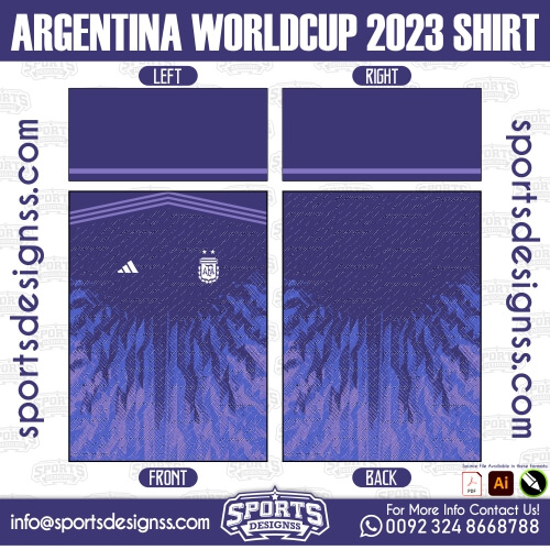 04 Argentina World Cup Shirt 2023