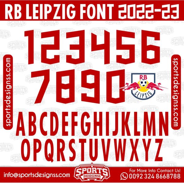 06. Rb Leip Zig 2022 23 Font Free Download by Sports Designss Free football Fonts 2023