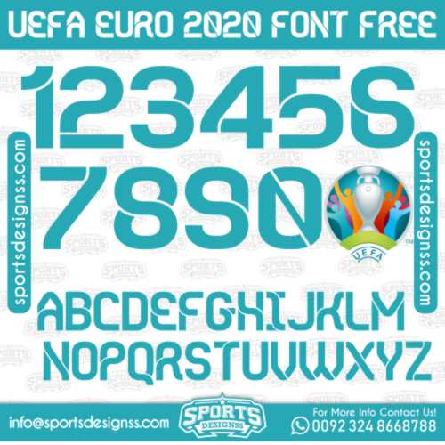 UEFA EURO 2020 Font Free Download by Sports Designss Download Free Football Font