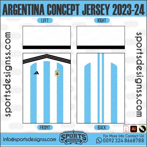 ARGENTINA CONCEPT JERSEY 2023 24 1