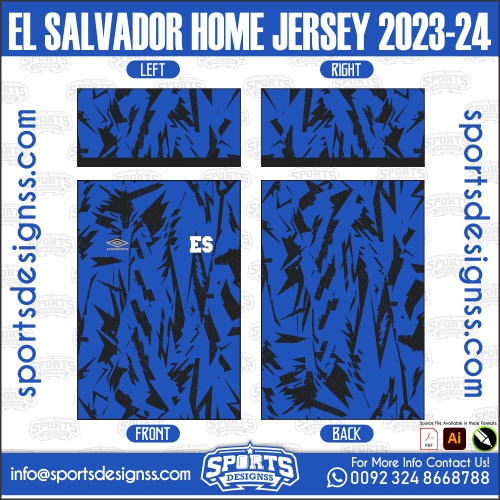 EL SALVADOR HOME JERSEY 2023 24