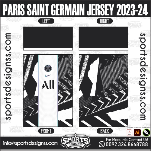 PARIS SAINT GERMAIN JERSEY 2023 24