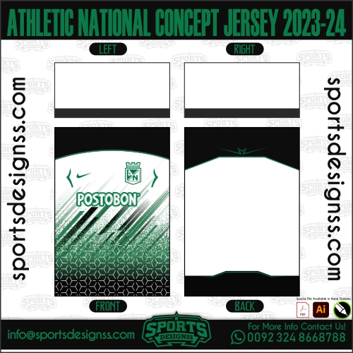 ATHLETIC NATIONAL CONCEPT JERSEY 2023 24