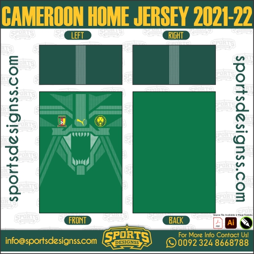 CAMEROON HOME JERSEY 2021 22
