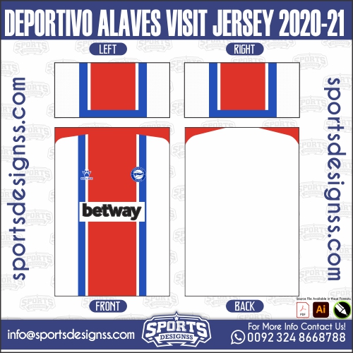 DEPORTIVO ALAVES VISIT JERSEY 2020 21