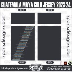 GUATEMALA MAYA GOLD JERSEY 2023 24