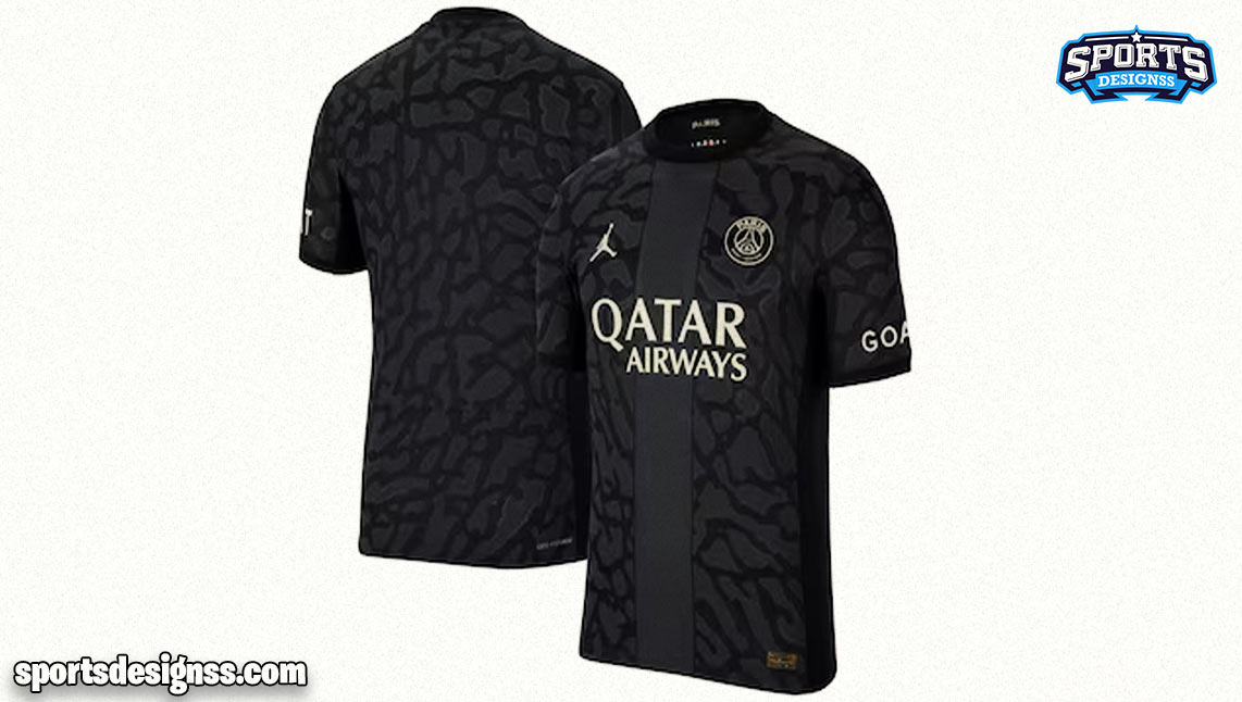 A Closer Look at the Unique PSG Third Kit Champions League Font