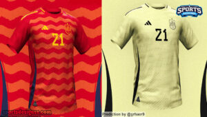 Sneak Peek Adidas Spain Euro 2024 Home and Away Kits Revealed