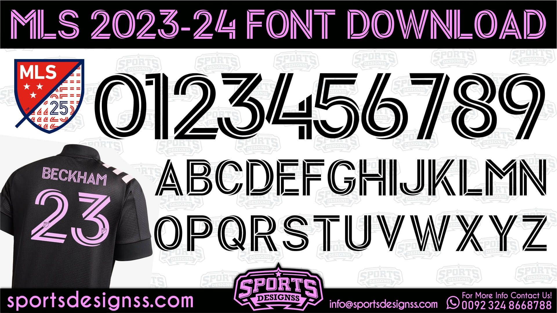 MLS League 2023-24 Font