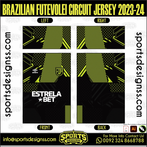 BRAZILIAN FUTEVOLEI CIRCUIT JERSEY 2023 24