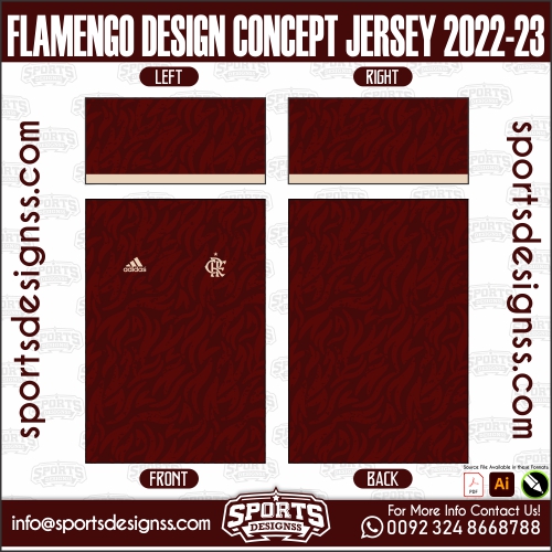 FLAMENGO DESIGN CONCEPT JERSEY 2022 23