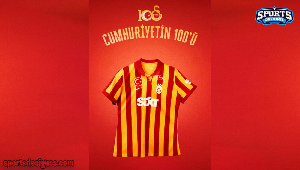 Galatasaray 23-24 Third Kit A Classic Tribute to the Turkish Republic's Centenary