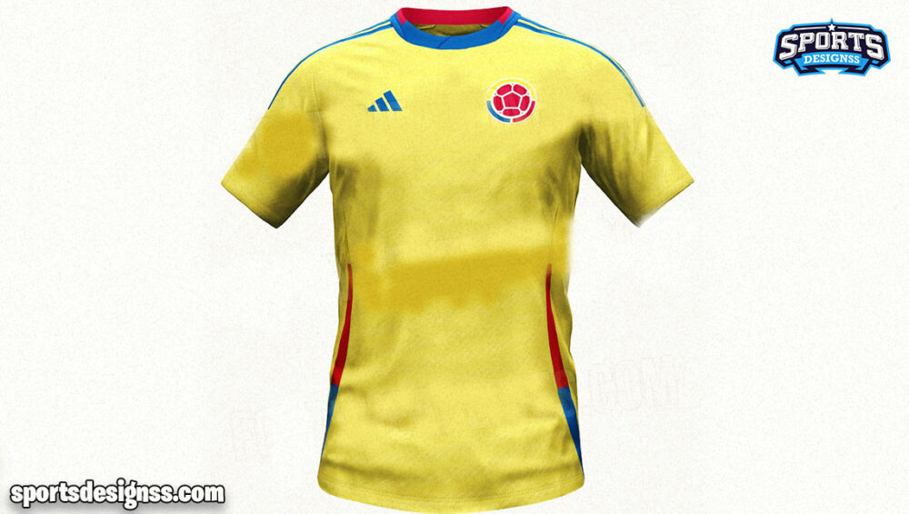 02 Adidas Colombia 2024 Copa America Home Kit A Glimpse into the Future of Colombian Football