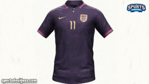 02 Unique and Stylish Nikes England Euro 2024 Away Kit Concept Unveiled