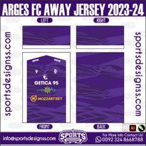 ARGES FC AWAY JERSEY 2023 24