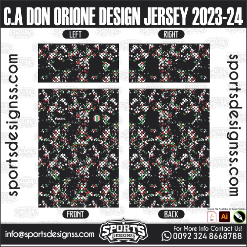 C.A DON ORIONE DESIGN JERSEY 2023 24