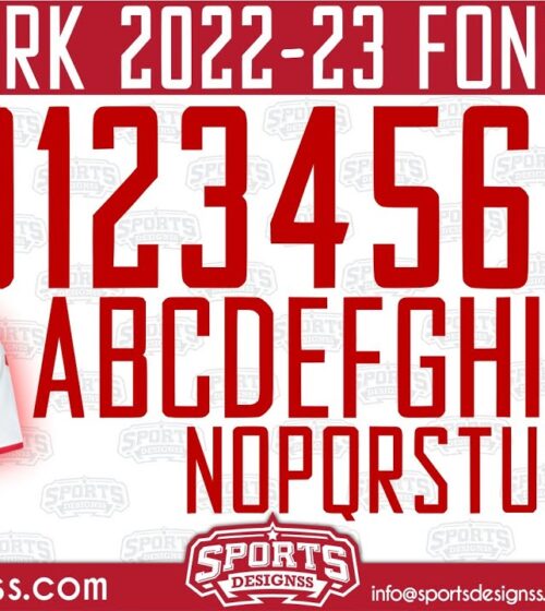 Denmark 2022-23 Font Free Download by Sports Designss_Download Free Football Font