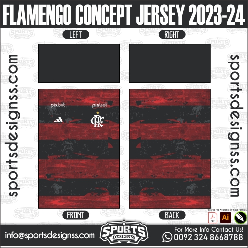 FLAMENGO CONCEPT JERSEY 2023-24. NEW SPORTS DESIGNS CUSTOM SOCCER JERSEY JERSEY 2022/23, SPORTS DESIGNS CUSTOM SOCCER JE.NEW SPORTS DESIGNS CUSTOM SOCCER JERSEY JERSEY 2022/23, SPORTS DESIGNS CUSTOM SOCCER JERSEY, SPORTS DESIGNS CUSTOM SOCCER JERSEY SHIRT VECTOR, NEW SPORTS DESIGNS CUSTOM SOCCER JERSEY 2022/23. Sublimation Football Shirt Pattern, Soccer JERSEY Printing Files, Football Shirt Ai Files, Football Shirt Vector, Football Kit Vector, Sublimation Soccer JERSEY Printing Files,