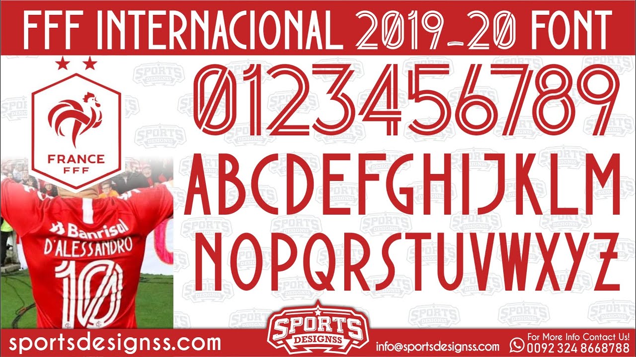 FREE DOWNLOAD Internacional 2020-21 Football Font by Sports Designss_Download Internacional 21 Font