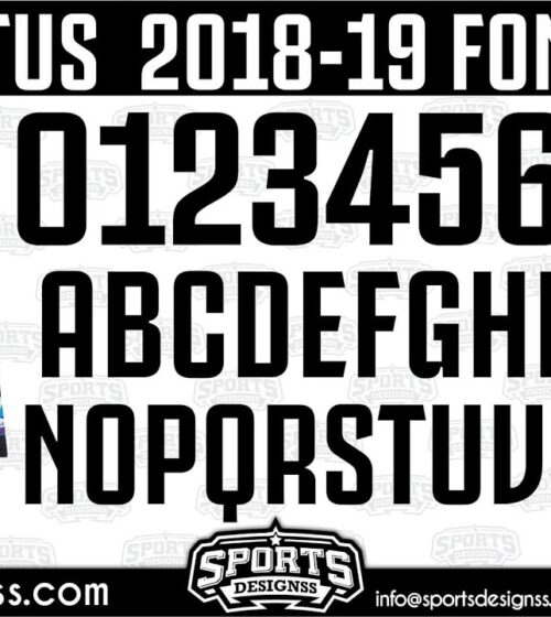 Juventus 2019-20 Football Font by Sports Designss_Download Juventus 2019-20 Font free