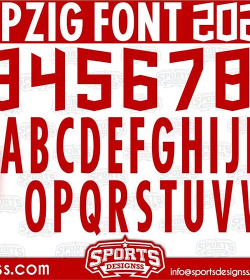 Rb Leip Zig 2022-23 Font Free Download by Sports Designss_Free football Fonts 2023
