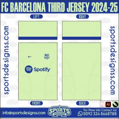 FC BARCELONA THIRD JERSEY 2024-25 - Sports Designss