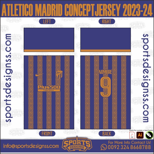 ATLETICO MADRID CONCEPTJERSEY 2023 24