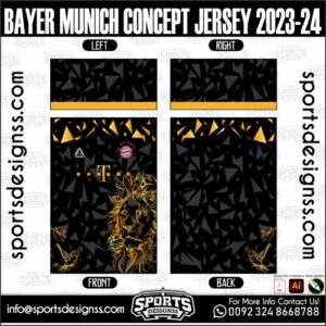 BAYER MUNICH CONCEPT JERSEY 2023 24