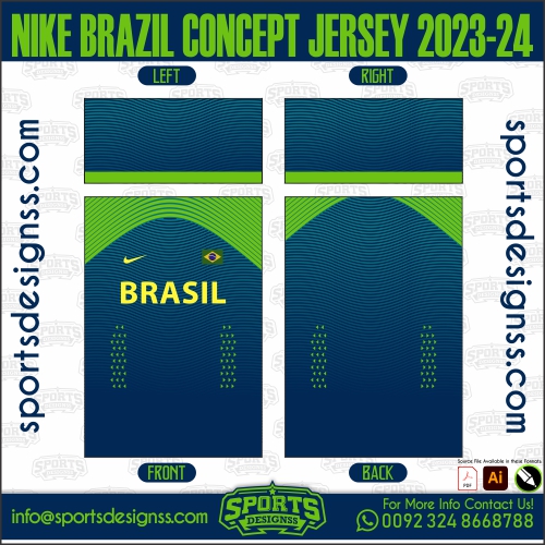 NIKE BRAZIL CONCEPT JERSEY 2023 24