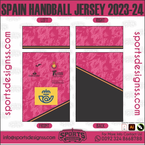 SPAIN HANDBALL JERSEY 2023 24