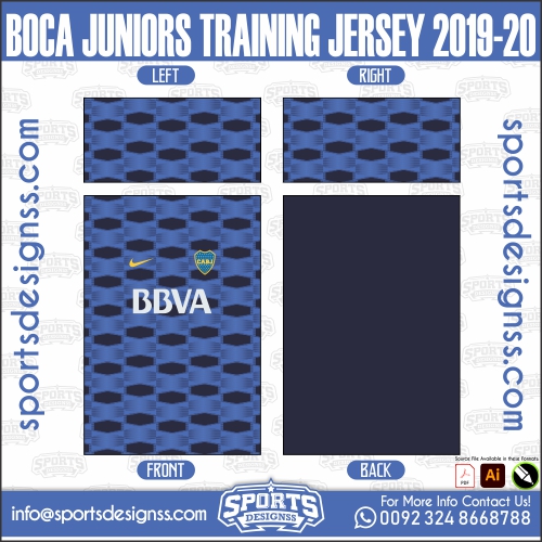 BOCA JUNIORS TRAINING JERSEY 2019 20