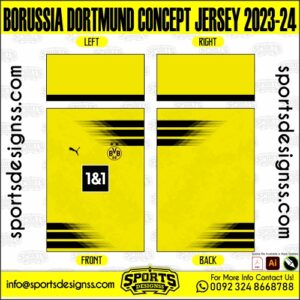 BORUSSIA DORTMUND CONCEPT JERSEY 2023-24