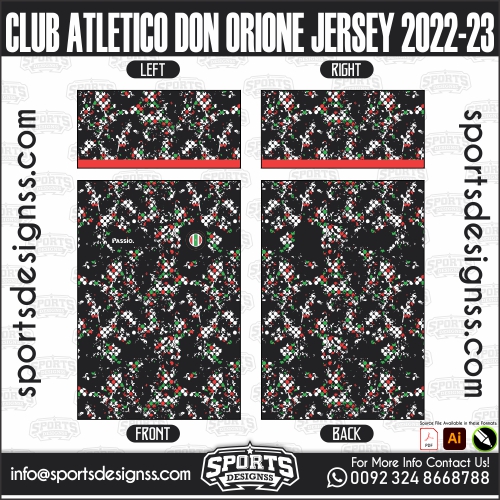 CLUB ATLETICO DON ORIONE JERSEY 2022-23. CLUB ATLETICO DON ORIONE JERSEY 2022-23, SPORTS DESIGNS CUSTOM SOCCER JE.CLUB ATLETICO DON ORIONE JERSEY 2022-23, SPORTS DESIGNS CUSTOM SOCCER JERSEY, SPORTS DESIGNS CUSTOM SOCCER JERSEY SHIRT VECTOR, NEW SPORTS DESIGNS CUSTOM SOCCER JERSEY 2021/22. Sublimation Football Shirt Pattern, Soccer JERSEY Printing Files, Football Shirt Ai Files, Football Shirt Vector, Football Kit Vector, Sublimation Soccer JERSEY Printing Files,