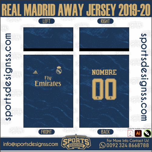 REAL MADRID AWAY JERSEY 2019 20