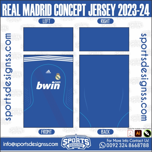 REAL MADRID CONCEPT JERSEY 2023 24