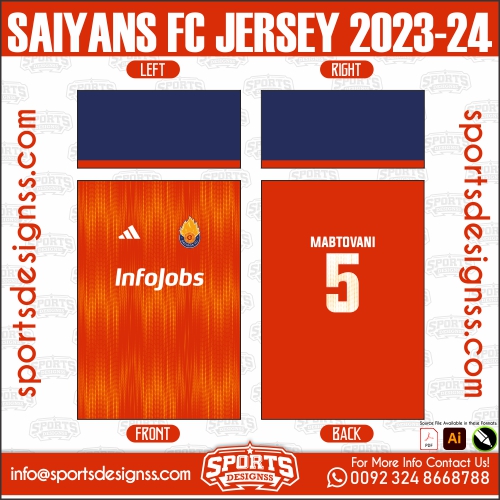 SAIYANS FC JERSEY 2023 24