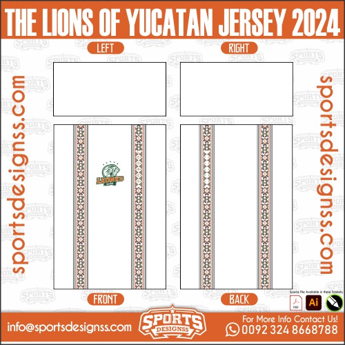 THE LIONS OF YUCATAN JERSEY 2024